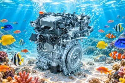 Động cơ cho xe hybrid chạy được dưới nước