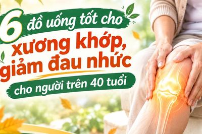 6 đồ uống tốt cho xương khớp, giảm đau nhức cho người trên 40 tuổi