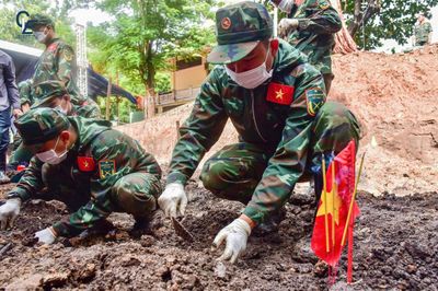Quy tập 627 hài cốt liệt sĩ sau 2,5 tháng ở Công viên Lê Thị Riêng