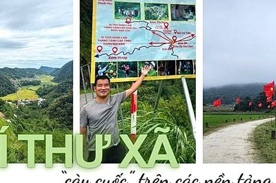 Khi Bí thư xã 'cày cuốc' trên các nền tảng số