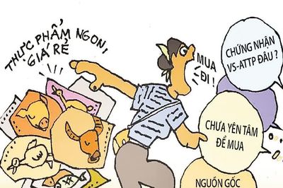 Góc biếm họa: Tránh xa thực phẩm không rõ nguồn gốc
