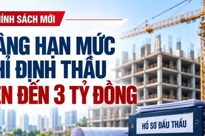 Nâng hạn mức chỉ định thầu lên đến 3 tỷ đồng