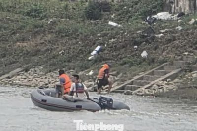 Tìm thấy thi thể người được Thiếu tá quân đội lao xuống sông cứu
