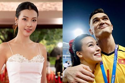 MC Hoàng Oanh tuổi 36 quyến rũ, hạnh phúc ngập tràn bên bạn trai thủ môn