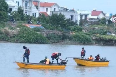 Tìm thấy thi thể Thiếu tá Trần Văn Tùng sau nhiều giờ mất tích trên sông Trà Lý