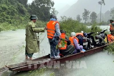 Quảng Trị chủ động ứng phó, bảo đảm an toàn cho người dân vùng mưa lũ