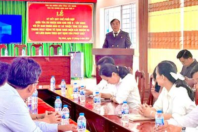 TAND khu vực 5 - Tây Ninh tăng tốc giải quyết án, hướng tới về đích sớm