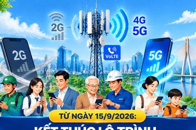 [Infographic] - Từ ngày 15/9/2026: Kết thúc lộ trình duy trì mạng 2G