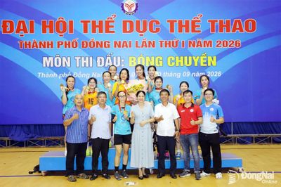 Phường Tam Hiệp nhất toàn đoàn Đại hội Thể dục thể thao thành phố Đồng Nai