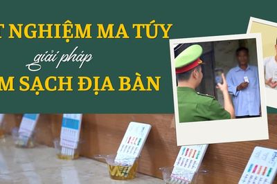 Test ma túy: Giải pháp làm sạch địa bàn