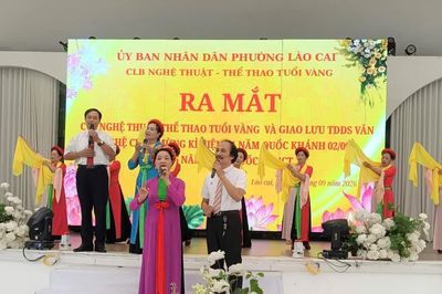 Phường Lào Cai: Ra mắt Câu lạc bộ Nghệ thuật - Thể thao Tuổi vàng