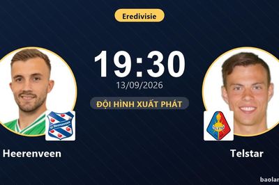 TRỰC TIẾPTrực tiếp Heerenveen vs Telstar: Heerenveen kiểm soát bóng vượt trội, chưa có bàn thắng