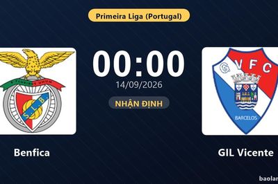 Nhận định Benfica vs GIL Vicente: Cơ hội bám đuổi ngôi đầu