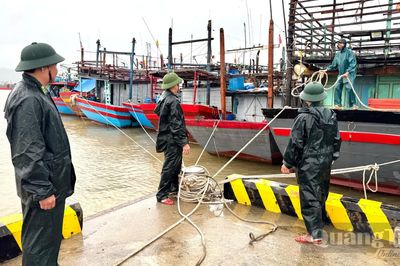 Bảo đảm an toàn cho các tàu cá tại nơi tránh trú