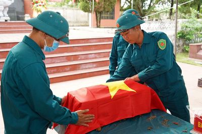 Hoàn thành sớm việc lấy mẫu hài cốt liệt sĩ