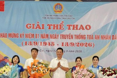 Lào Cai: Sôi nổi tranh tài giải thể thao chào mừng 81 năm Ngày truyền thống TAND