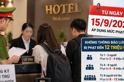 Từ 15/9, không thông báo lưu trú có thể bị phạt tới 12 triệu đồng