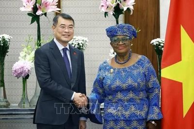 Thủ tướng Chính phủ Lê Minh Hưng đề nghị WTO tiếp tục hỗ trợ Việt Nam nâng cao năng lực cạnh tranh