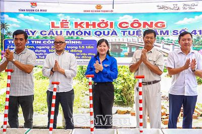 Xã Ninh Thạnh Lợi: Vận động xây dựng được 25 cây cầu giao thông nông thôn