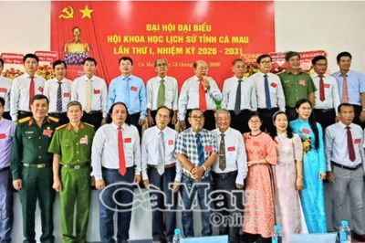 Nhà giáo Nhân dân, Tiến sĩ Thái Văn Long tái đắc cử Chủ tịch Hội Khoa học lịch sử tỉnh Cà Mau