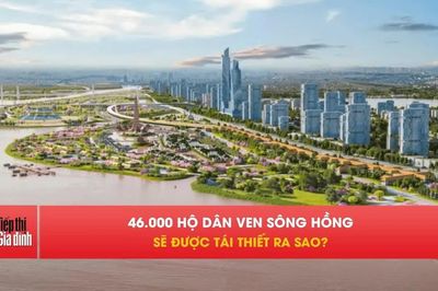 46.600 hộ ven sông Hồng đi đâu khi Hà Nội tái thiết khu vực này?