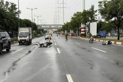 Công an TPHCM tìm nhân chứng vụ 3 xe máy va chạm trên đường Phạm Văn Đồng