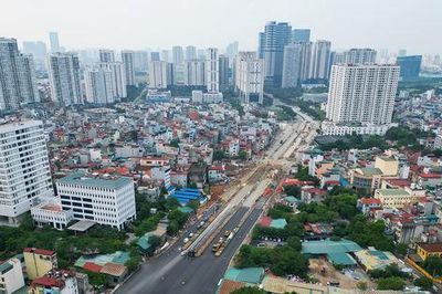 Vành đai 2,5 đoạn qua Xuân Đỉnh dự kiến thông xe kỹ thuật trước 30-9