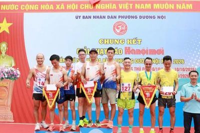 Phường Dương Nội tổ chức chung kết Giải chạy Báo Hànộimới mở rộng lần thứ 51