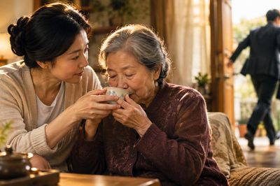 Về già sức khỏe suy giảm, nên giao lương hưu cho con trai hay con dâu?
