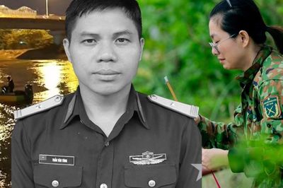 Tìm thấy thi thể Thiếu tá Trần Văn Tùng, người vợ khóc nghẹn gọi tên chồng