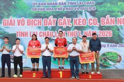 Bế mạc Giải vô địch đẩy gậy, kéo co, bắn nỏ tỉnh Lai Châu