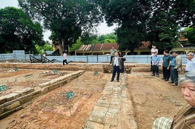 Phát hiện địa tầng 1.300 năm lịch sử dưới nền điện Kính Thiên