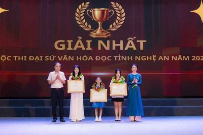 Gần 77.000 bài dự thi 'tranh tài' Đại sứ Văn hóa đọc Nghệ An năm 2026