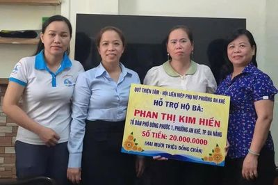 Hỗ trợ 2 gia đình khó khăn từ Quỹ Thiện Tâm