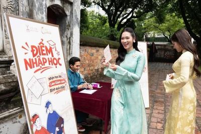 Hoa hậu, nghệ sĩ nô nức 'Nhận học bạ - làm Giám sinh' tại Văn Miếu