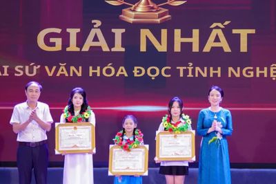 Hành trình từ sách đến kết nối tri thức của Đại sứ văn hóa đọc Nghệ An