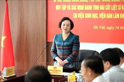 Gỡ 'điểm nghẽn' nhân lực và dữ liệu để tăng tốc định danh hài cốt liệt sĩ