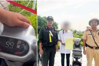 Xử lý học sinh dùng xe đạp điện 'độ chế', tốc độ hiển thị 99 km/h