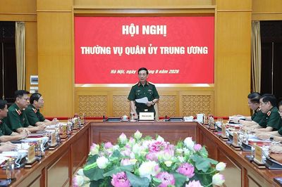 Thường vụ Quân ủy Trung ương cho ý kiến về đề xuất chuyển thẩm quyền điều tra