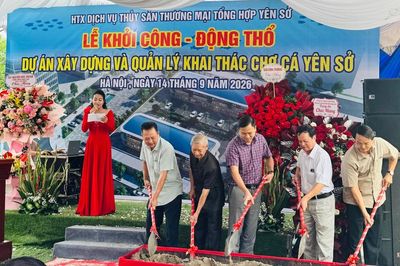 Khởi công dự án chợ cá lớn nhất Hà Nội