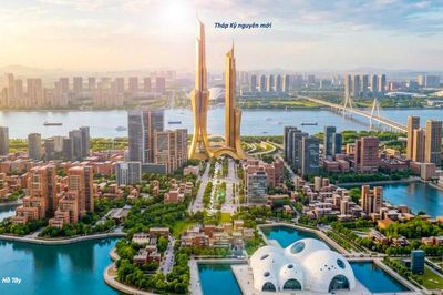 Hiện trạng khu vực dự kiến xây dựng tháp Kỷ nguyên 109 tầng ở Hà Nội