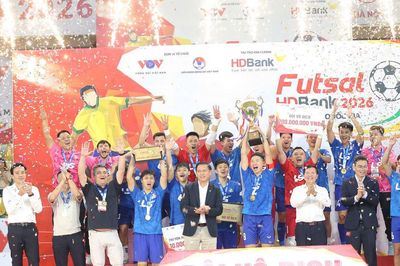 Giải Futsal HDBank Cúp Quốc gia 2026: Thái Sơn Bắc lập hat-trick ngôi vương