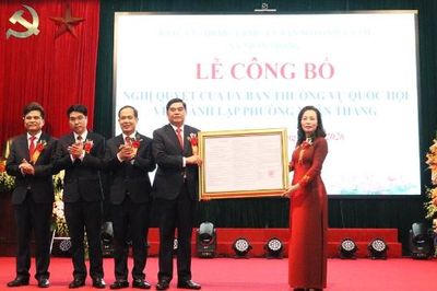 Phó Bí thư Thường trực Tỉnh ủy Nguyễn Thị Hương: Định hướng phường Nhân Thắng thành đô thị dịch vụ, thương mại, cư trú hiện đại gắn với sân bay quốc tế Gia Bình