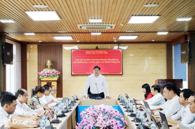 Rà soát các nội dung phối hợp giữa Bộ Khoa học và Công nghệ với thành phố Đồng Nai về phát triển khoa học, công nghệ