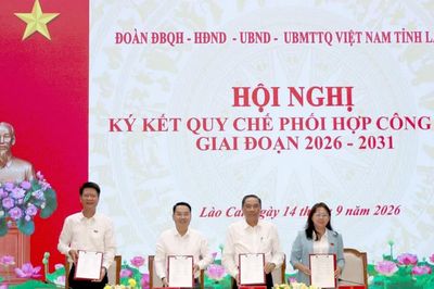 Ký kết quy chế phối hợp công tác giữa Đoàn đại biểu Quốc hội, HĐND, UBND và Ủy ban MTTQ Việt Nam tỉnh Lào Cai, nhiệm kỳ 2026 - 2031