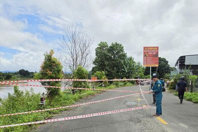 Cát Tiên cảnh báo nguy cơ sạt lở, đuối nước ven sông Đồng Nai
