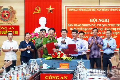 Bàn giao nhiệm vụ Cơ quan Thường trực Ban Chỉ đạo 57 tỉnh