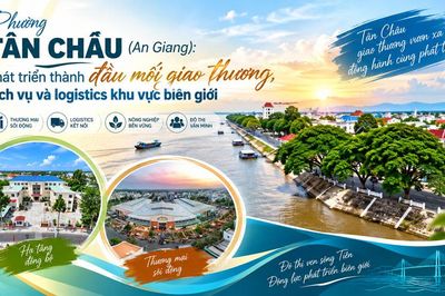 Phường Tân Châu (An Giang): Phát triển thành đầu mối giao thương, dịch vụ và logistics khu vực biên giới