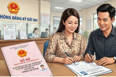 Vợ, chồng đứng tên sổ đỏ, ai phải ký đơn đăng ký biến động đất đai