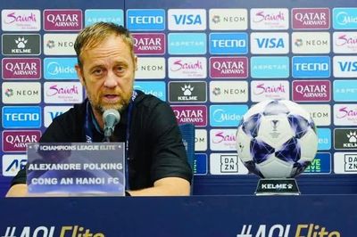HLV Polking: 'Công an Hà Nội FC tự hào vì đã chơi sòng phẳng trước đại diện Nhật Bản'